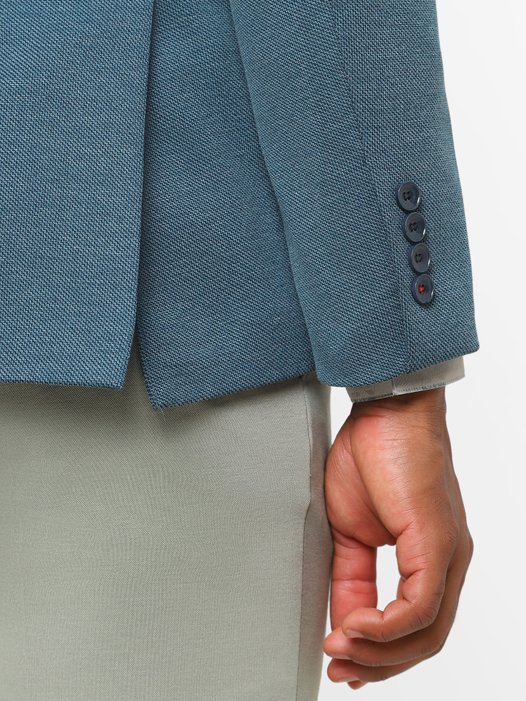 Men's Teal Blue Blazer TCJ-MILES