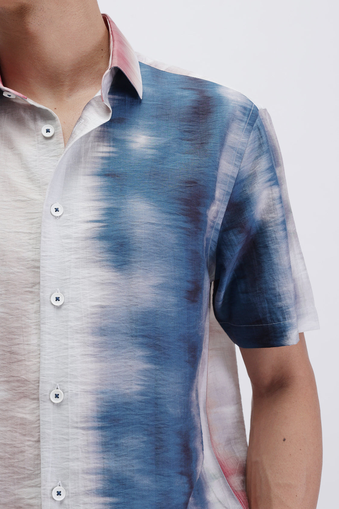 ABSTRACT STRIPED PRINTED SHIRT