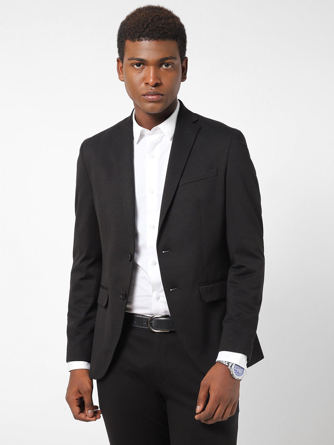 Men's Black Blazer TCJ46459