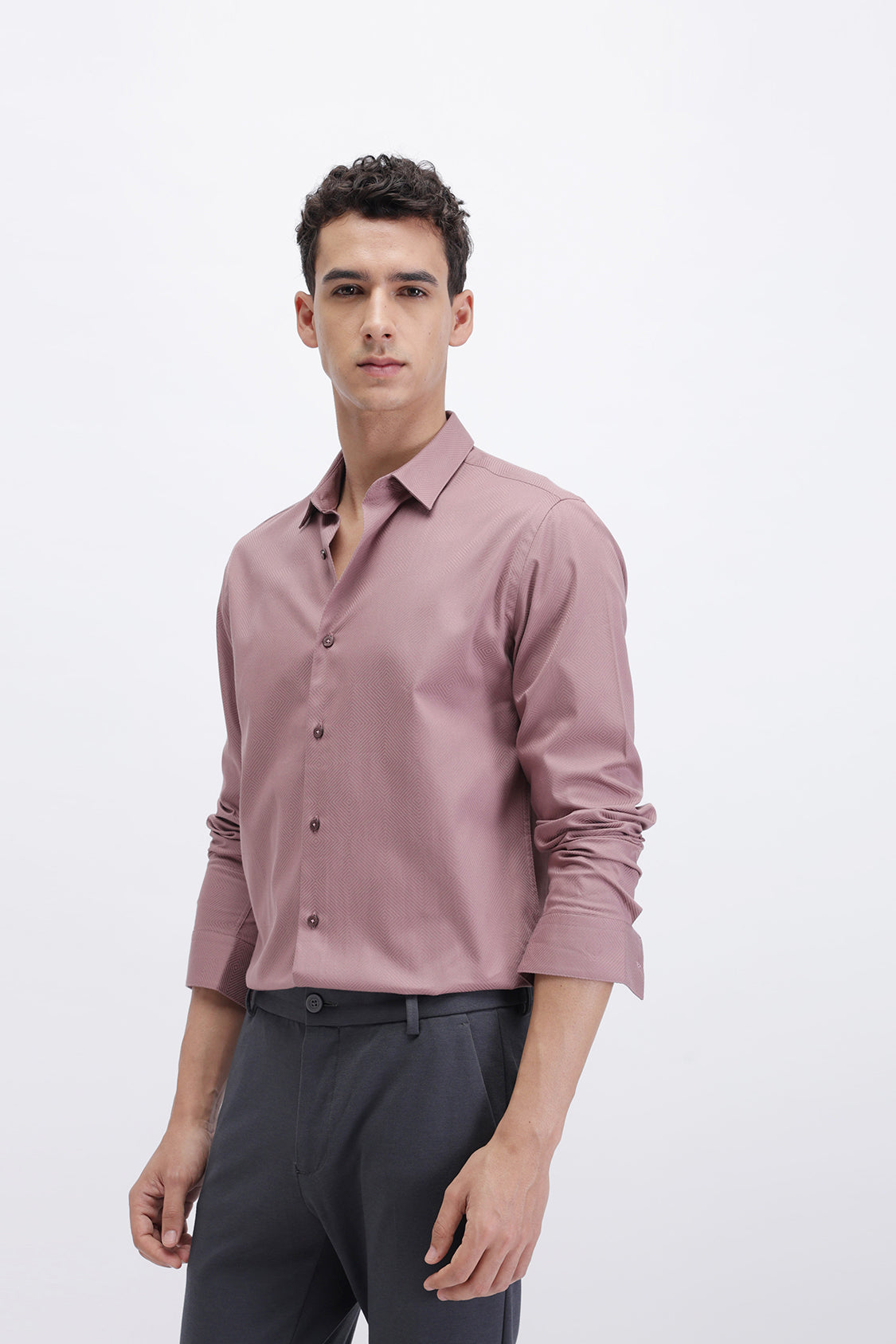 PLAIN TEXTURED SHIRT