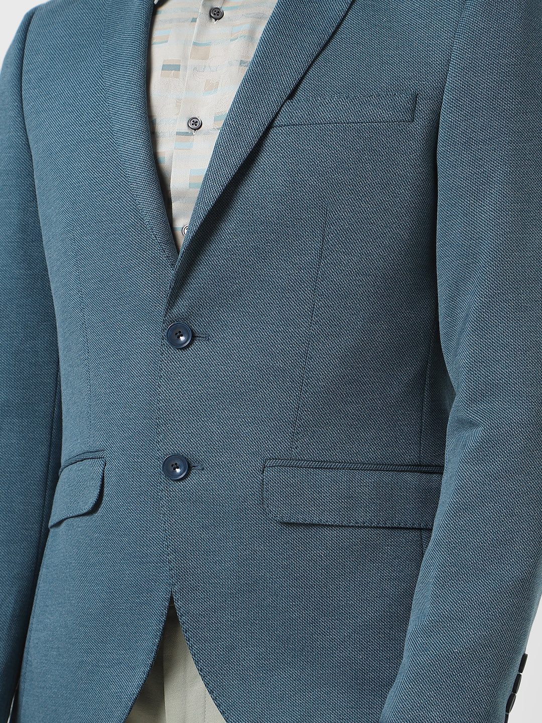 Men's Teal Blue Blazer TCJ-MILES