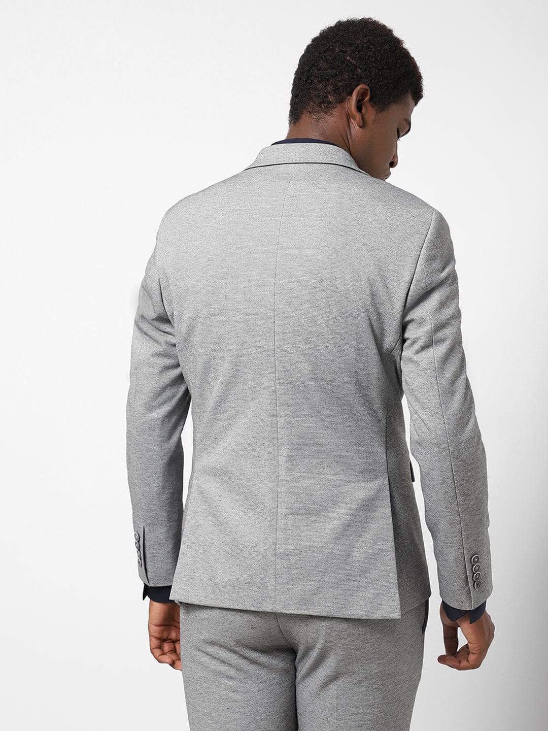 Men's Ash Grey Blazer TCJ46458