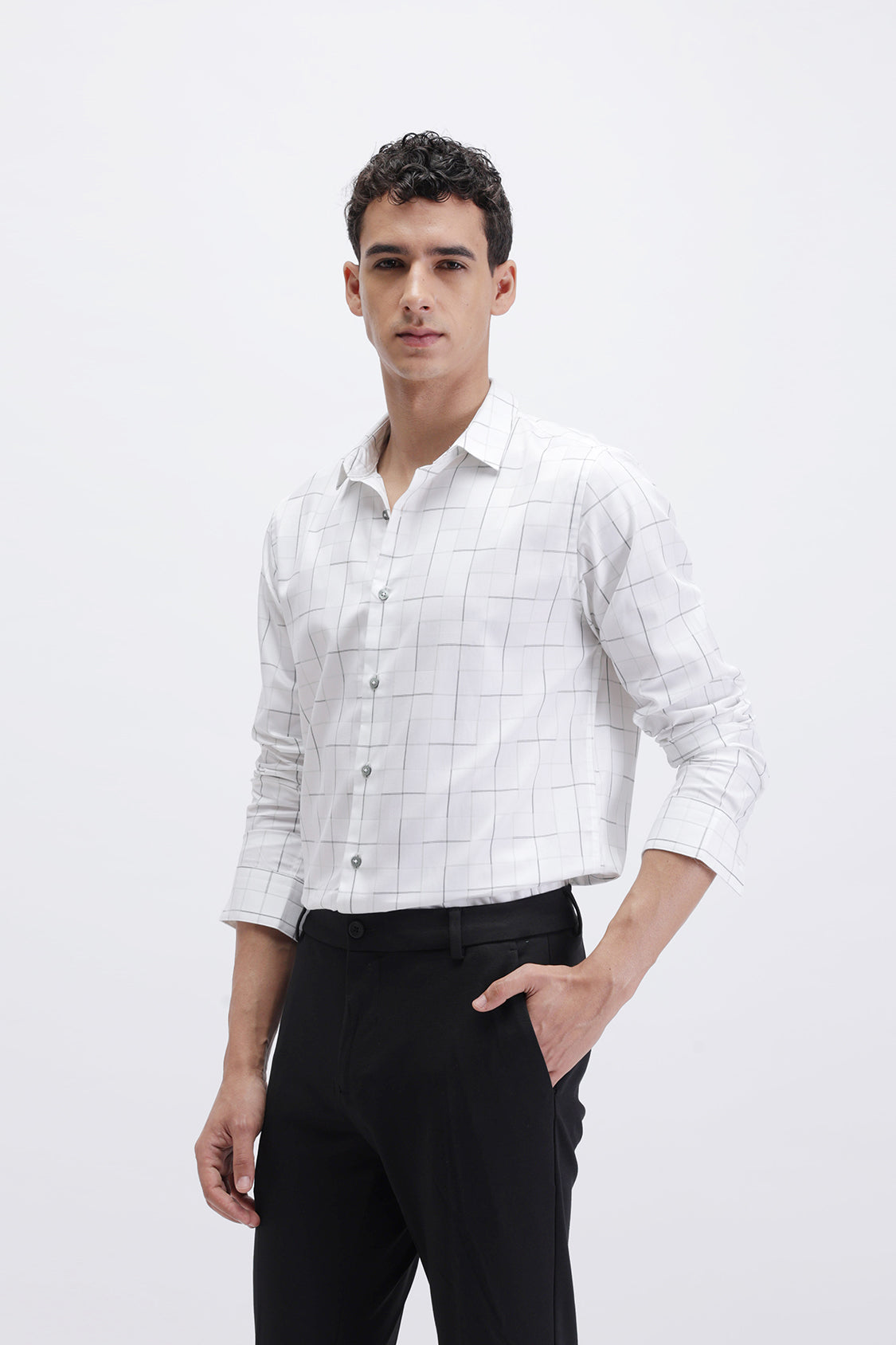 FULL SLEEVES CHECKED SHIRT