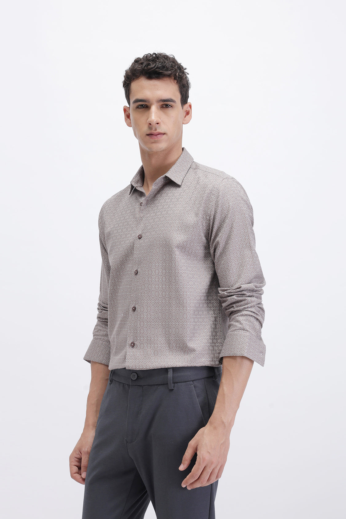 GEOMETRIC PRINTED SHIRT