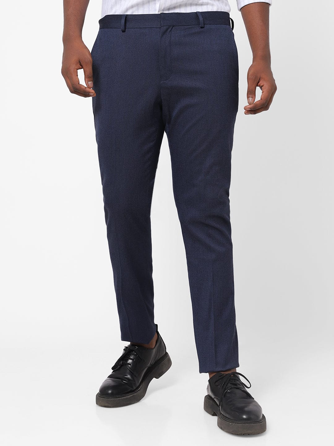 Blue Formal Mens' Trouser