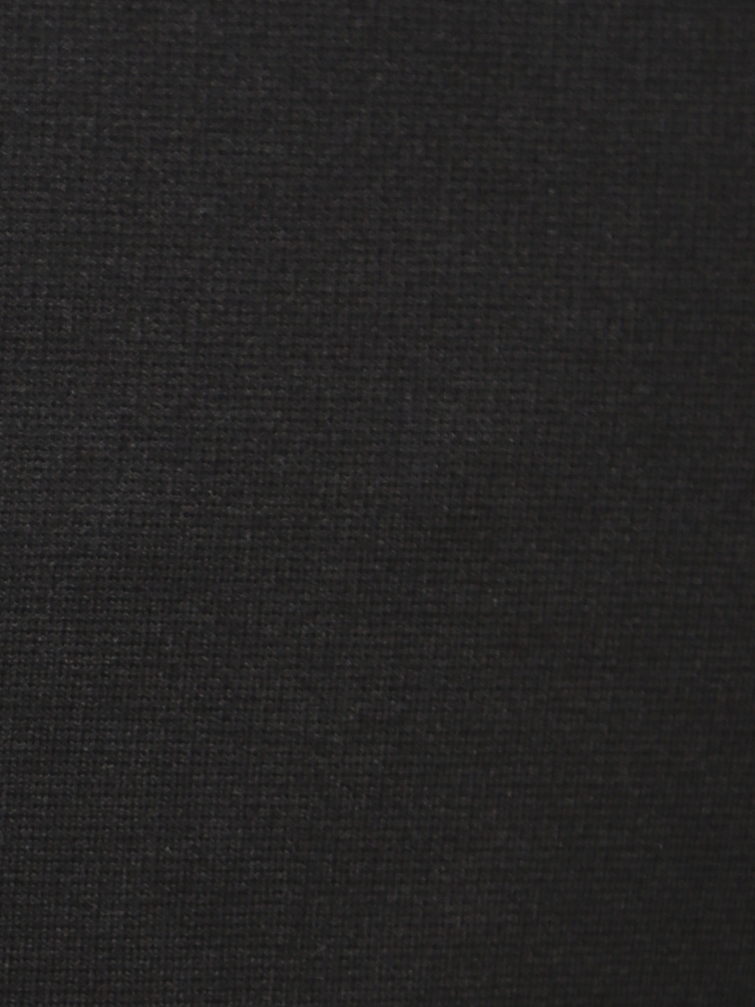 Black Knitted Stretch Men's Trouser