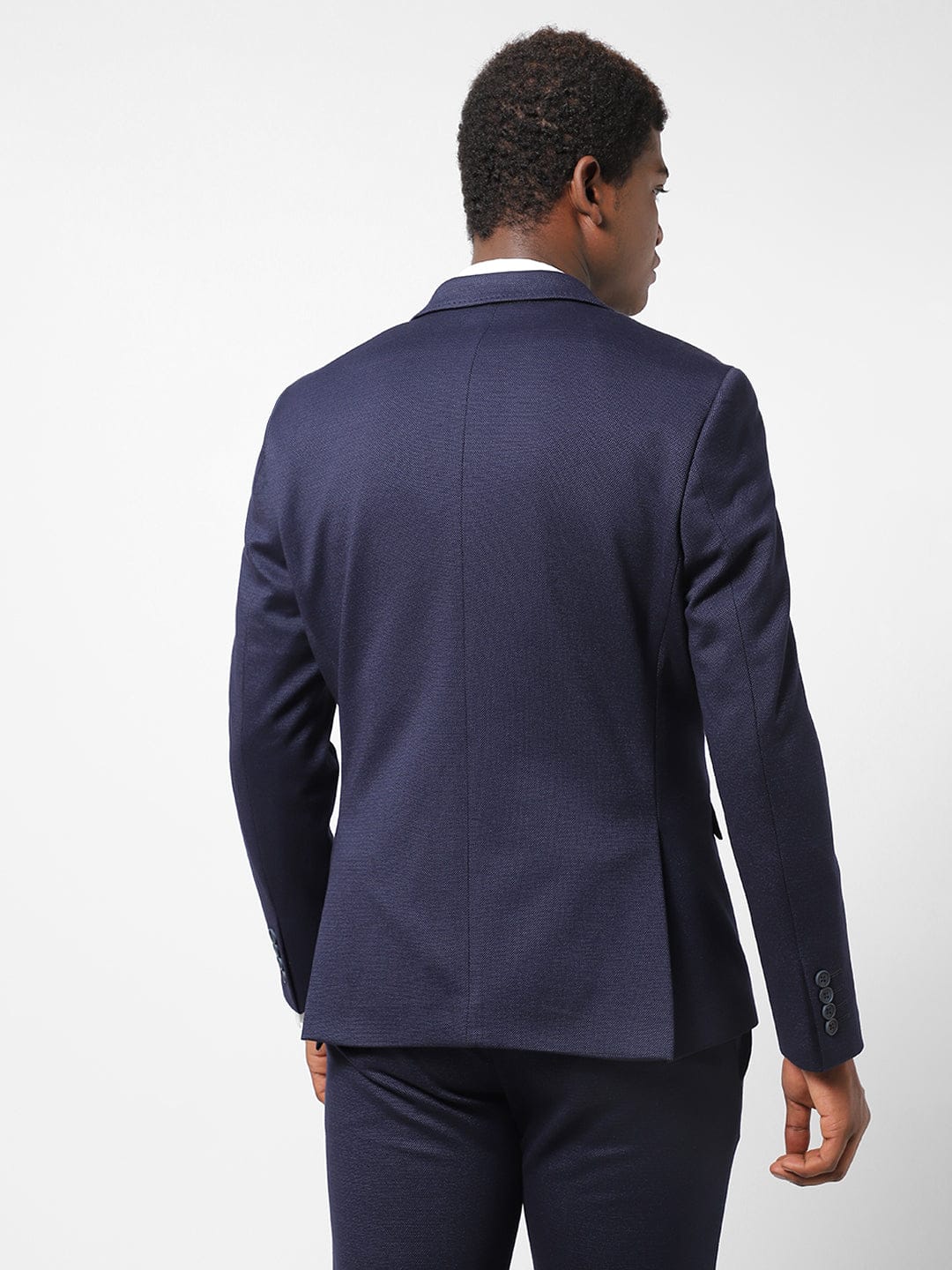 Men's Navy Pin Dot Blazer TCJ1850