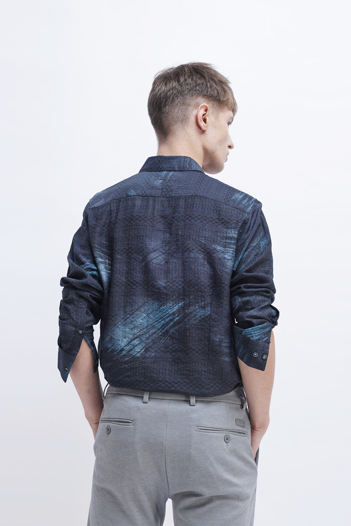 BRUSH STROKE PRINTED SHIRT