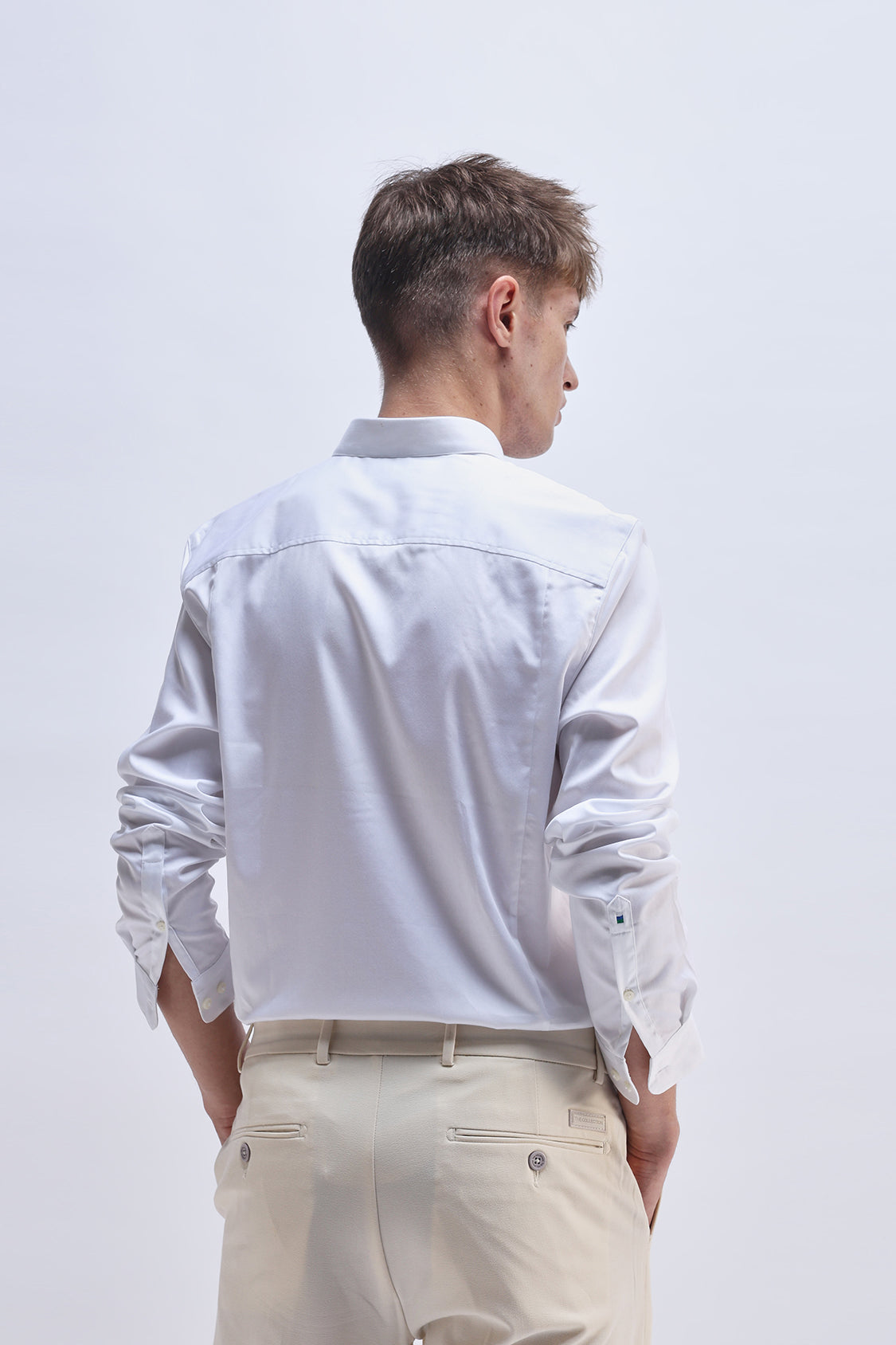 SLIM FIT PLAIN SHIRT