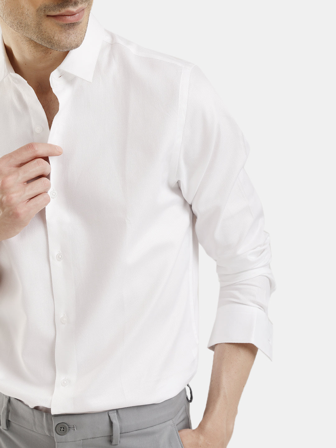 PLAIN SMART CASUAL SHIRT